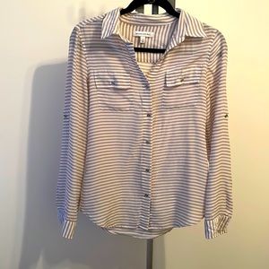 Banana Republic Button Up Silk Blouse